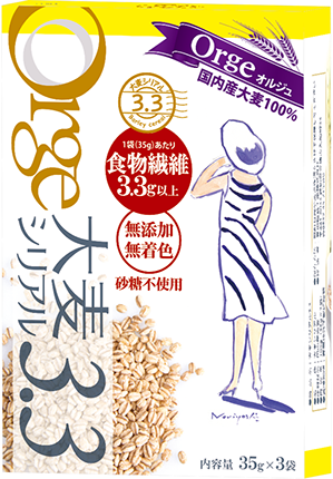 Orge 大麦シリアル3.3（豊橋糧食工業株式会社）